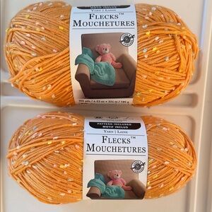 Flecks Mouchetures 
Size 6.53 oz each
Color: sweet orange